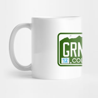 Colorado License Plate Tee - Grand Junction, Colorado Mug